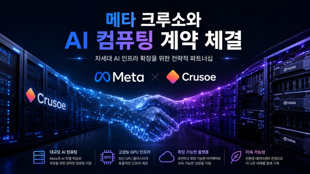 메타 크루소와 AI 컴퓨팅 계약