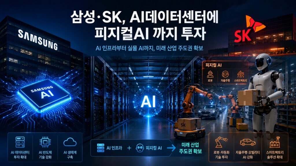 삼성·SK, AI 데이터센터에 피지컬 AI 까지