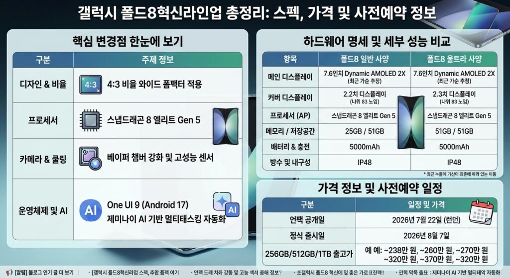 갤럭시 폴드8혁신라인업